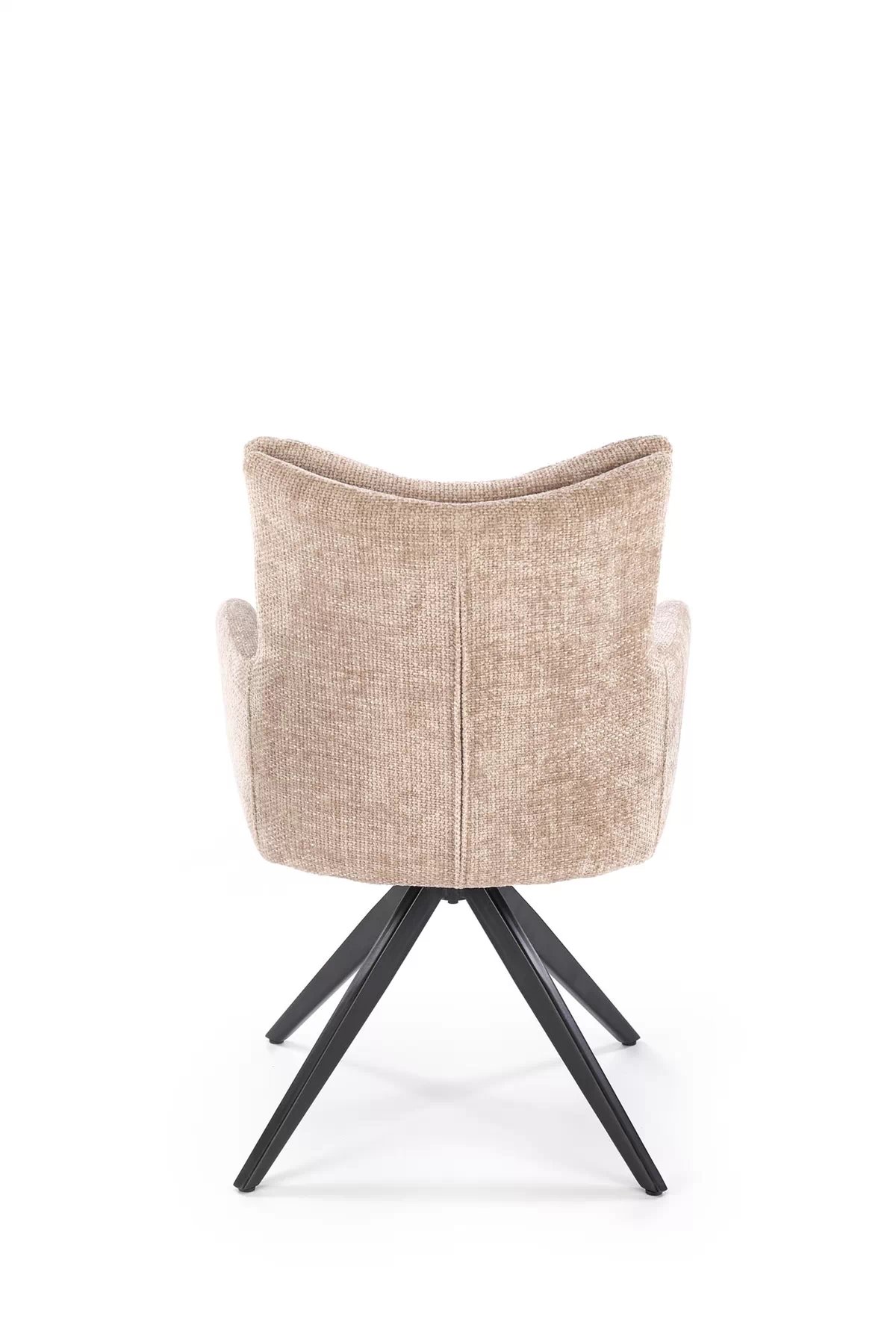 Jídelní židle K540 - béžová žinylka Haga 30 / černé nohy k540 židle béžová