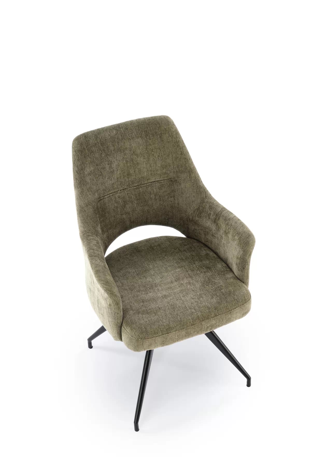 Otočné čalouněné křeslo Rivo - olivová Odin 77 k542 židle oliwkowy