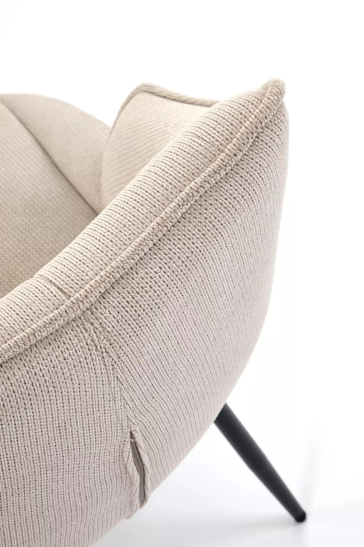 Čalouněná židle K543 - béžový výplet Vardo 28 k543 židle béžová