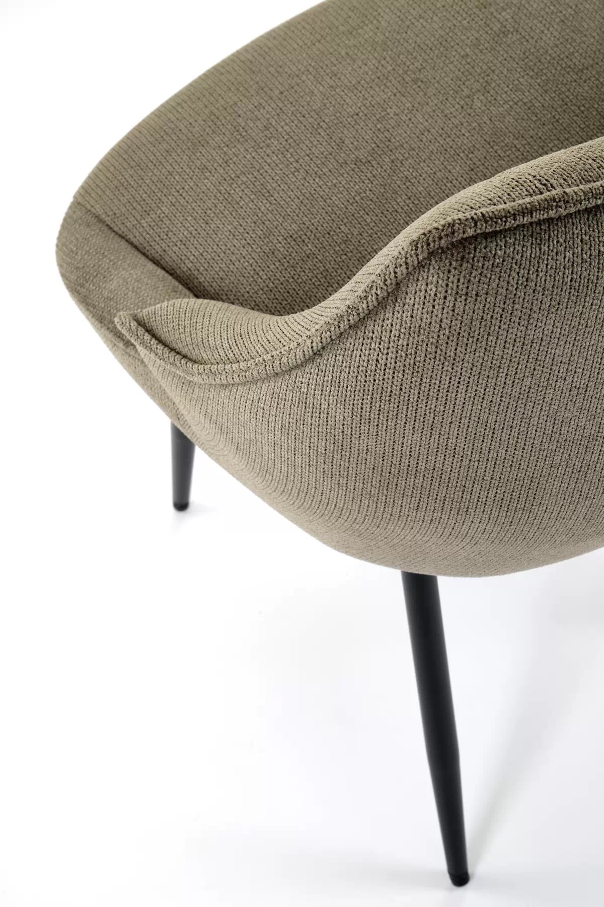 Jedálenská stolička K543 - olivová pletenina Vardo 74 k543 Stolička Olivový