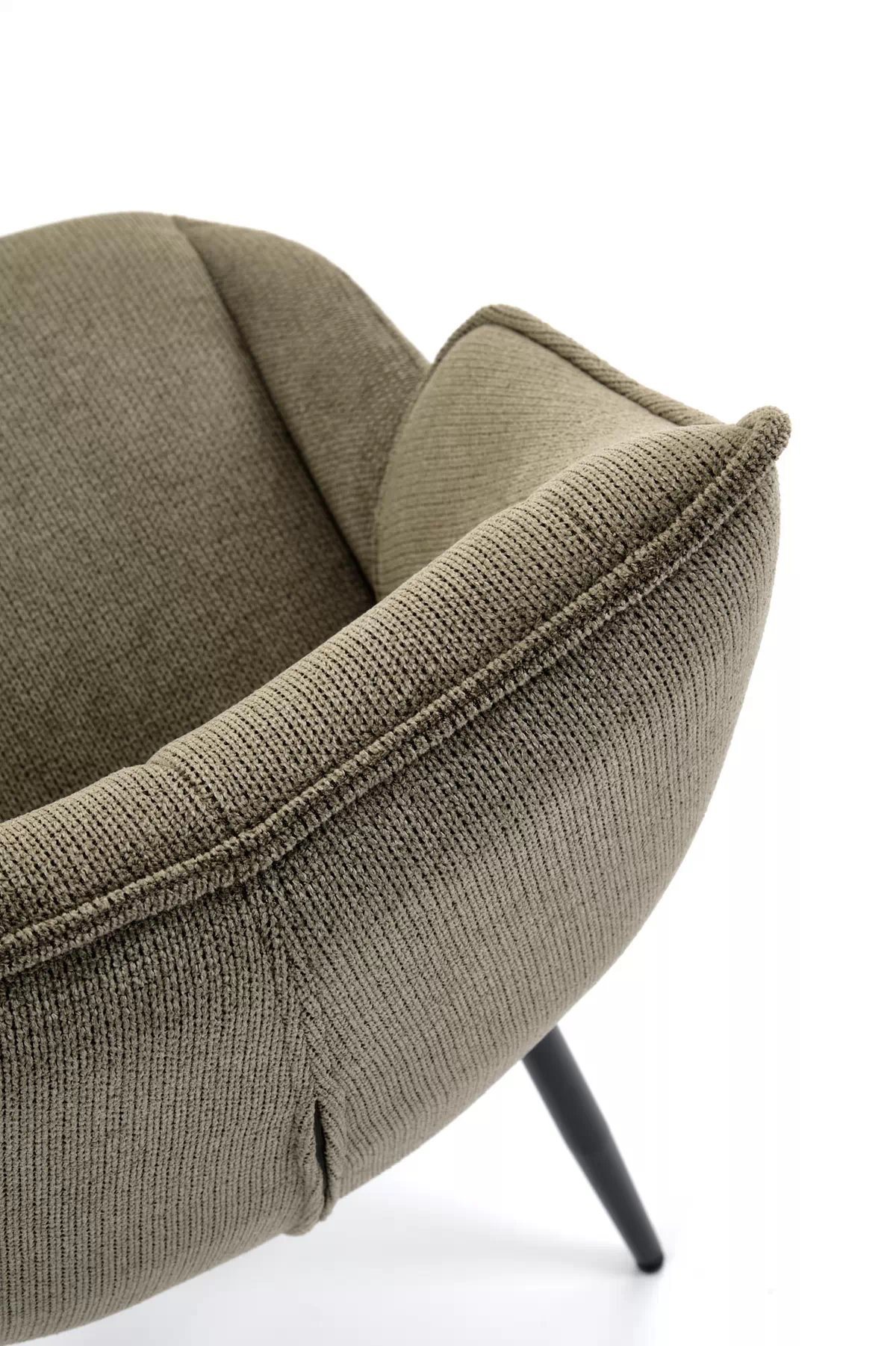 Jedálenská stolička K543 - olivová pletenina Vardo 74 k543 Stolička Olivový