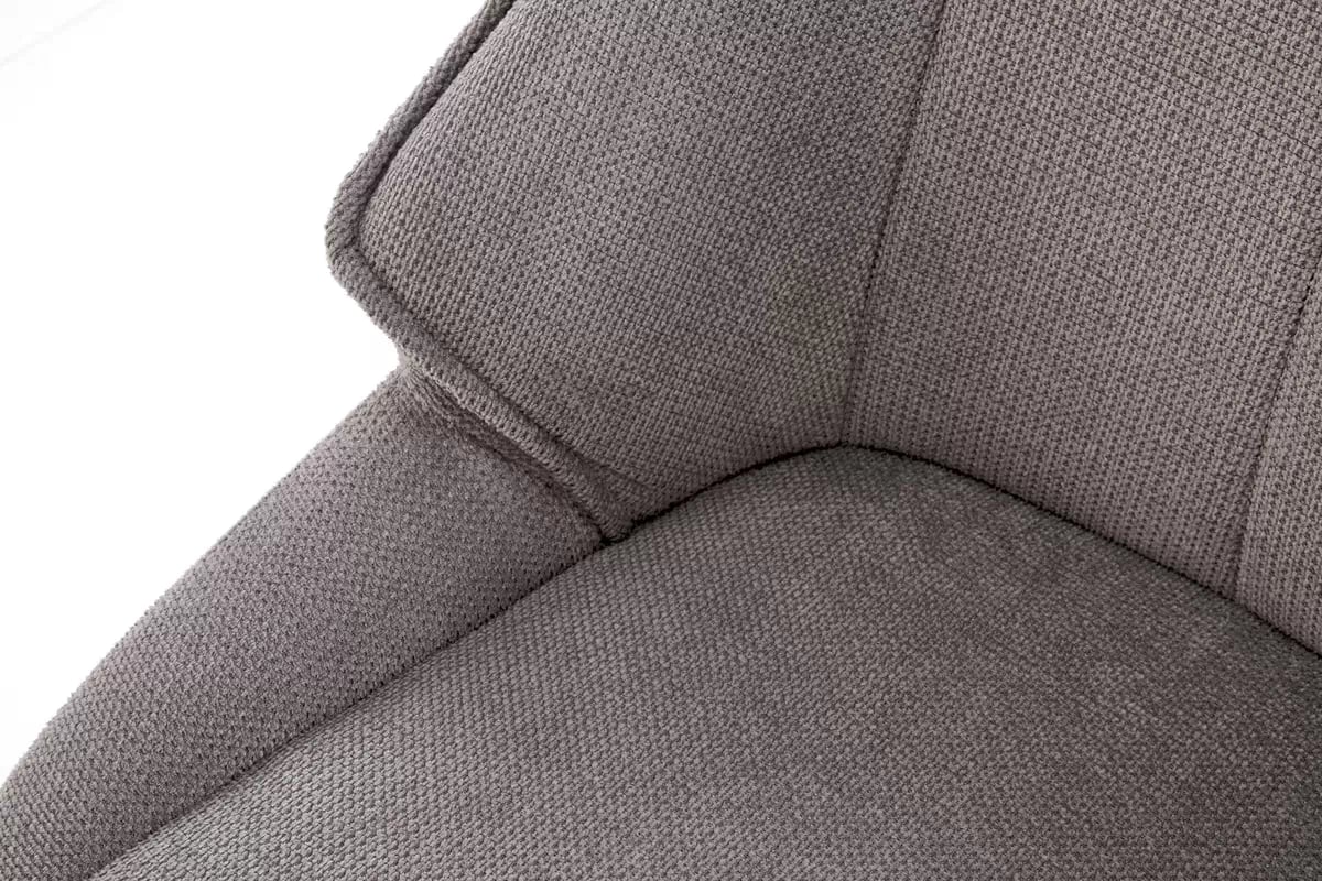 Čalouněná židle K543 - šedý pletený Vardo 11 k543 židle popelavá