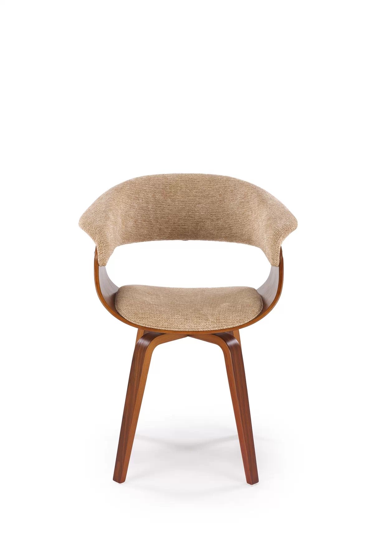 Čalouněná židle Fioren - béžový šenil Aragon 14 / ořech k545 židle béžová / ořechový