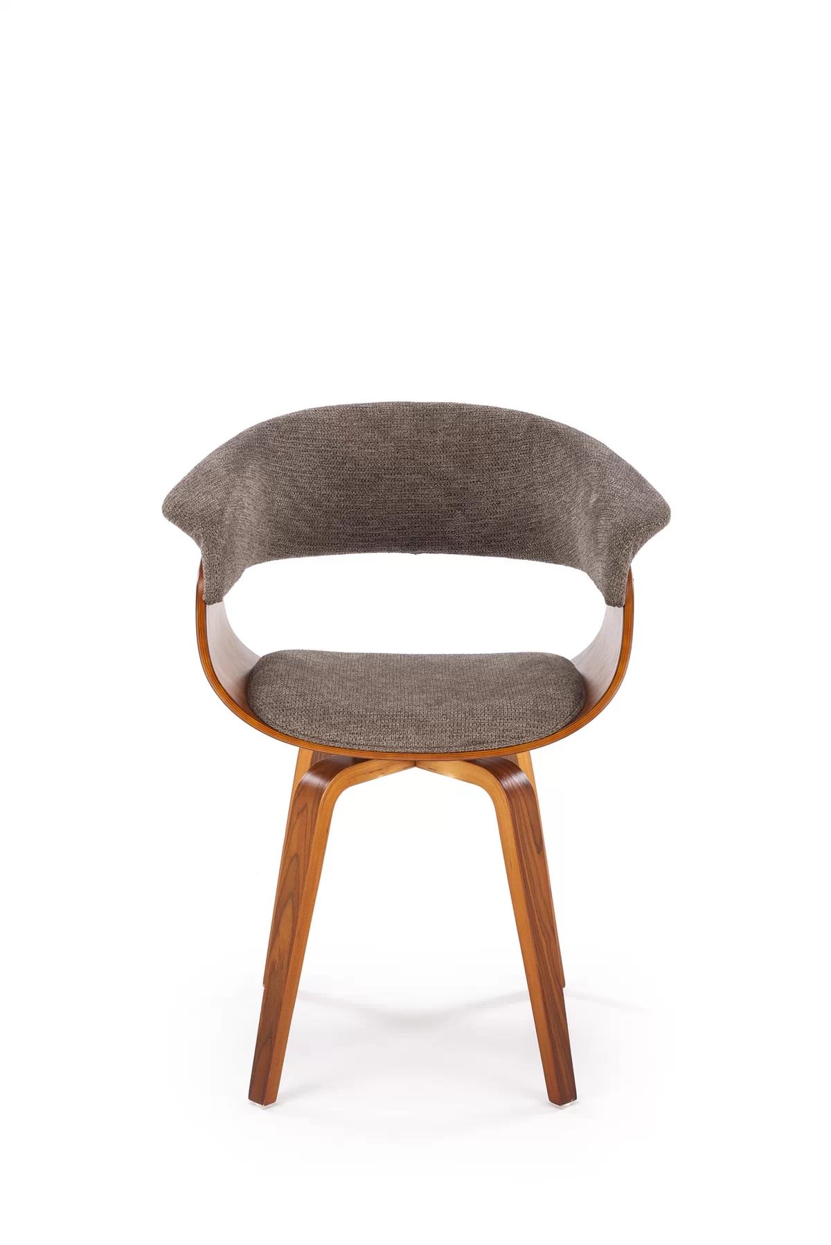 Čalouněná židle Fioren - šedý šenil Aragon 97 / ořech k545 židle popelavá / ořechový