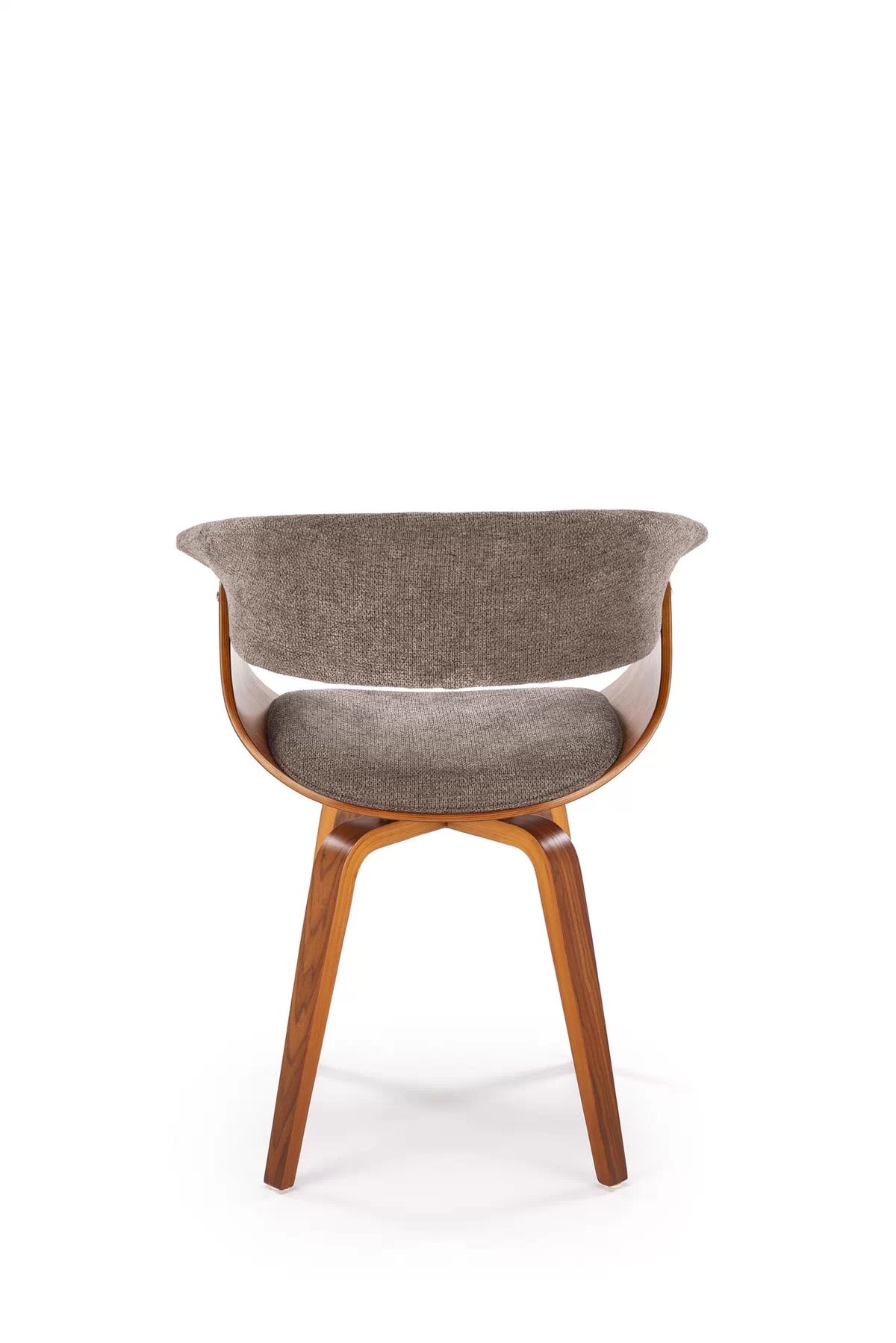 Čalouněná židle Fioren - šedý šenil Aragon 97 / ořech k545 židle popelavá / ořechový