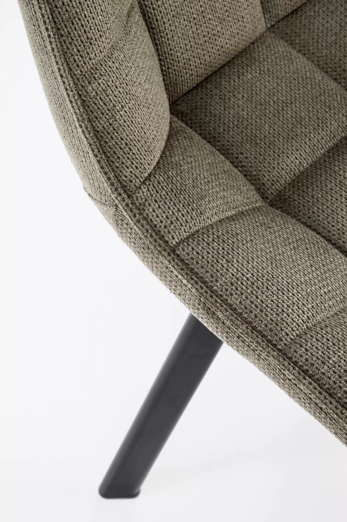 Čalúnená stolička K549 - olivovo zelená látka Vardo 74 k549 Stolička Olivový (1p=2szt)