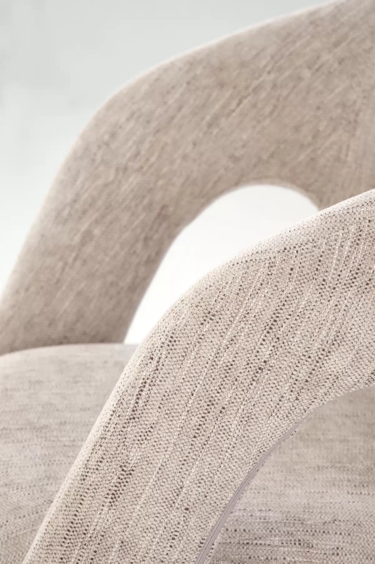 Otočná čalúnená stolička Mobo - béžový šenil Odin 28 / čierne nohy k550 Stolička béžový