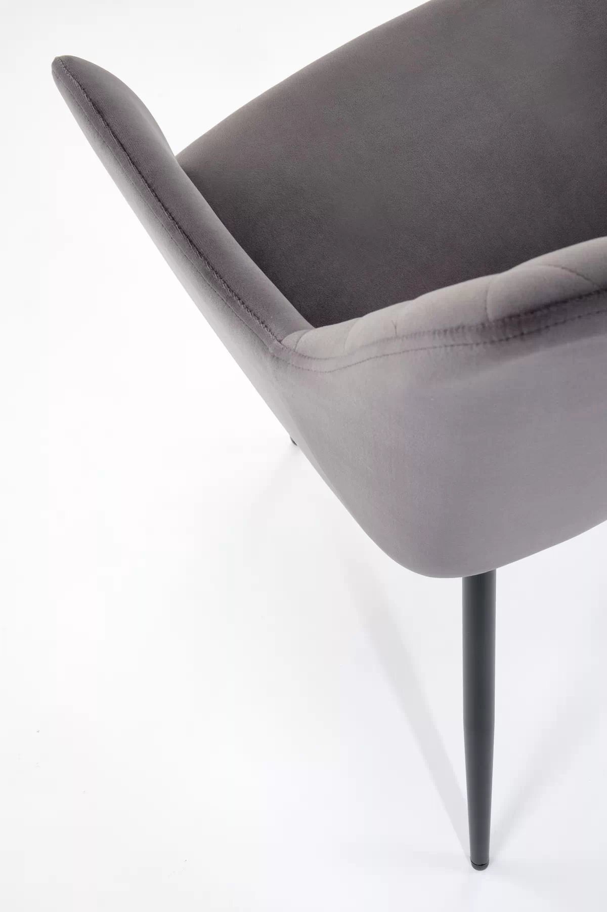 Čalouněná židle K558 - šedá k558 židle popelavá