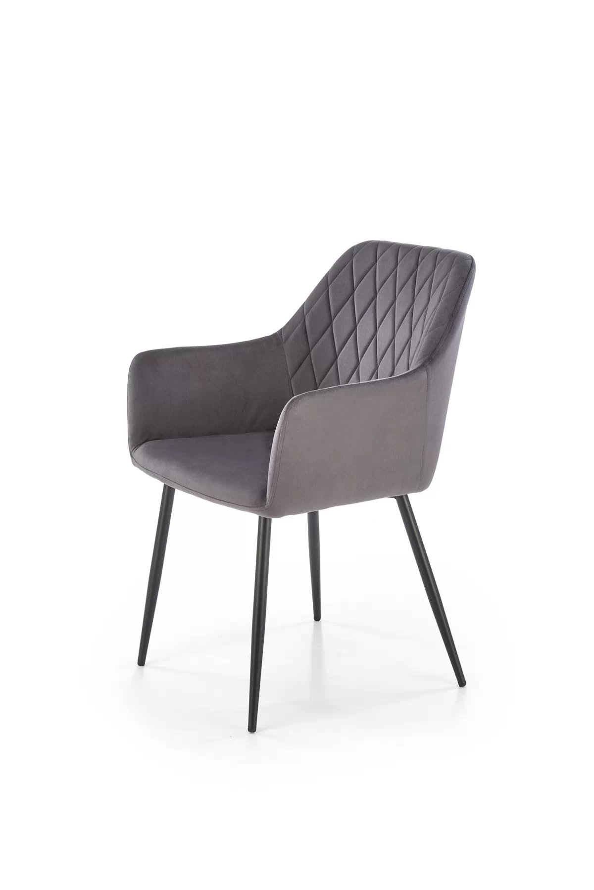 Čalouněná židle K558 - šedá k558 židle popelavá