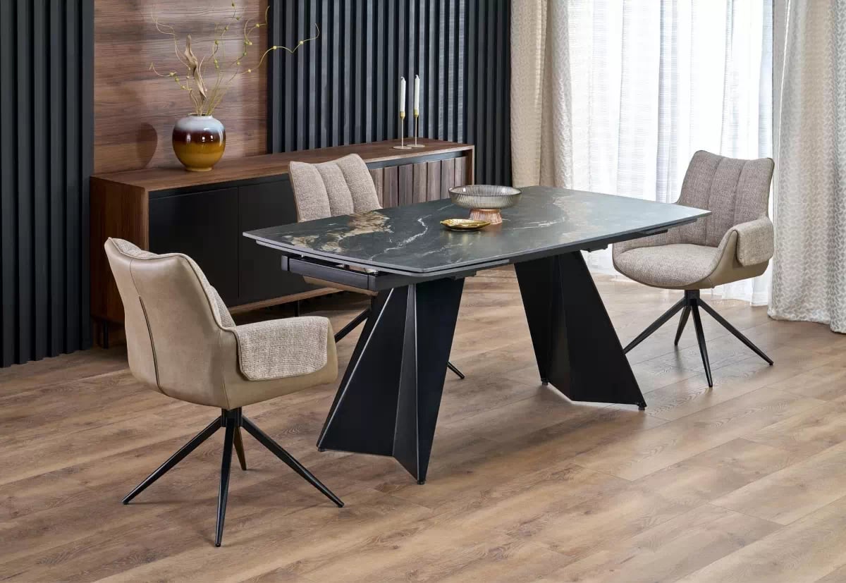 Otočená čalúnená stolička Denaro - hnedá K579 Stolička Hnedý (1p=2szt)