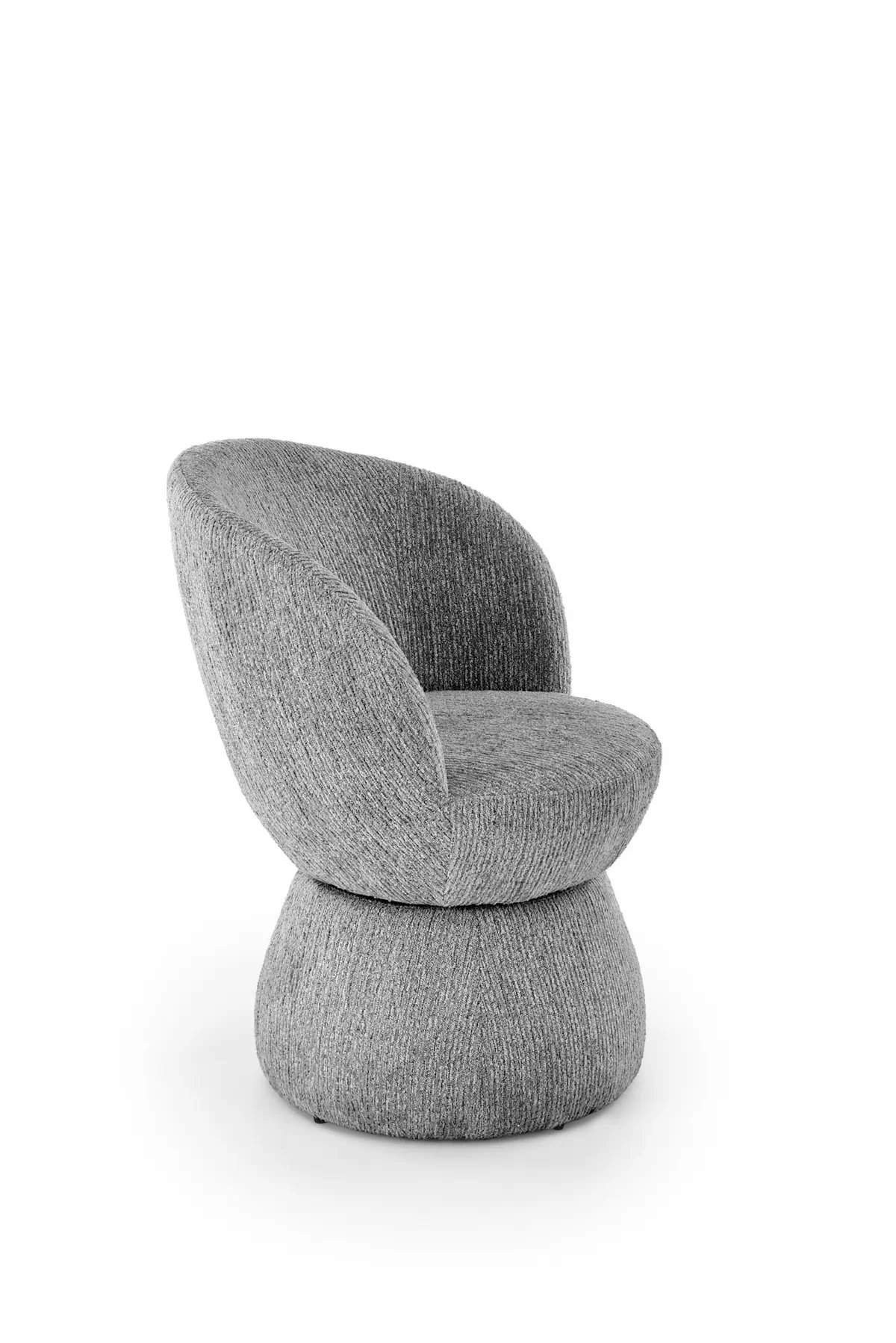 Otočné čalouněné křeslo Iverto - šedá k581 židle popelavá (1p=1szt)