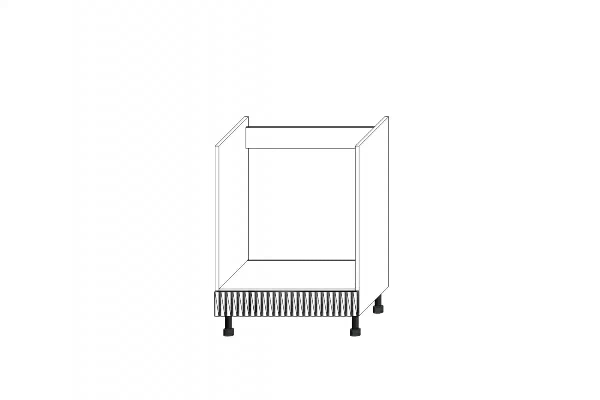 Kuchyňská skříňka KAMMONO F11 DP60 pod vestavbu trouby KAMMONO F11 DP60 - Skříňka kuchyňská pod zabudowe piekarnika