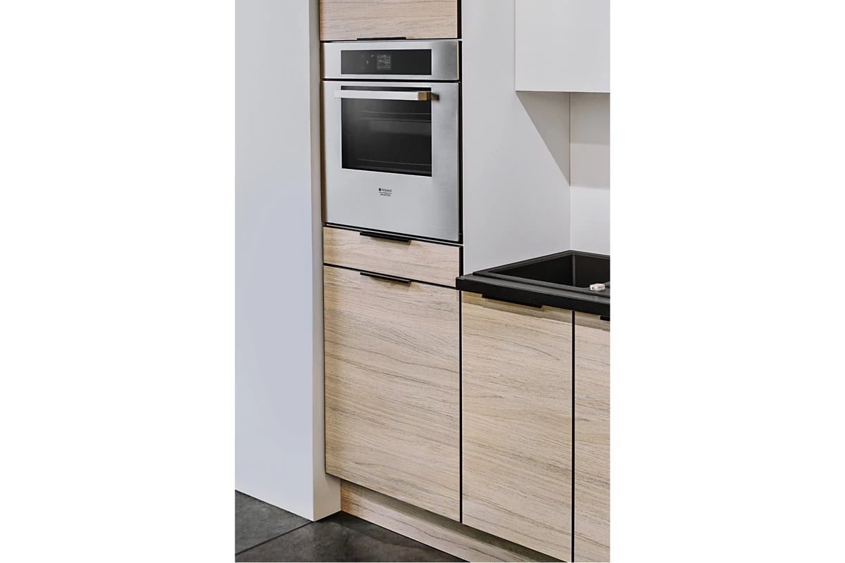 KAMMONO K2 BLACK NWPD60.1SS/61 - skrinka pre vstavanú rúru určená nad umývačku pre vstavanú rúru kammono