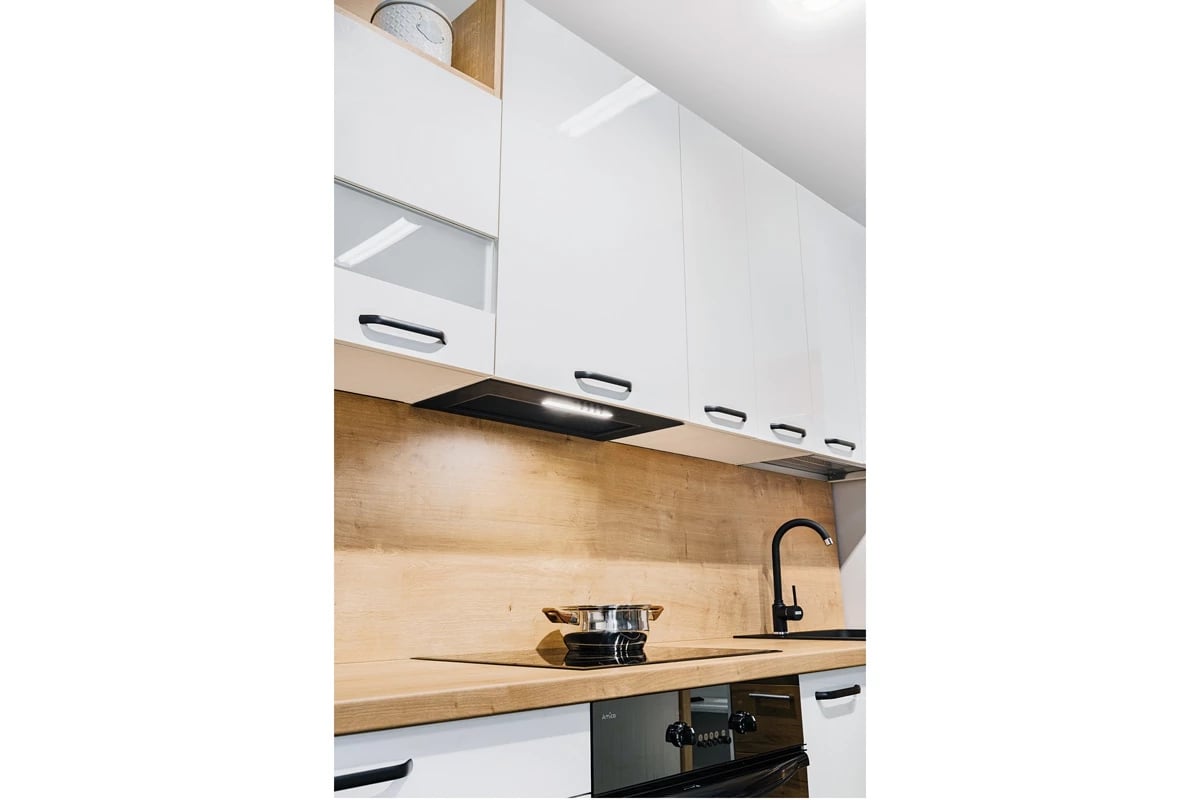 Horní kuchyňská skříňka Kammono K2 WP3B60.1/71 digestořová pro vestavbu nad indukční varnou desku Skříňka i okap kam