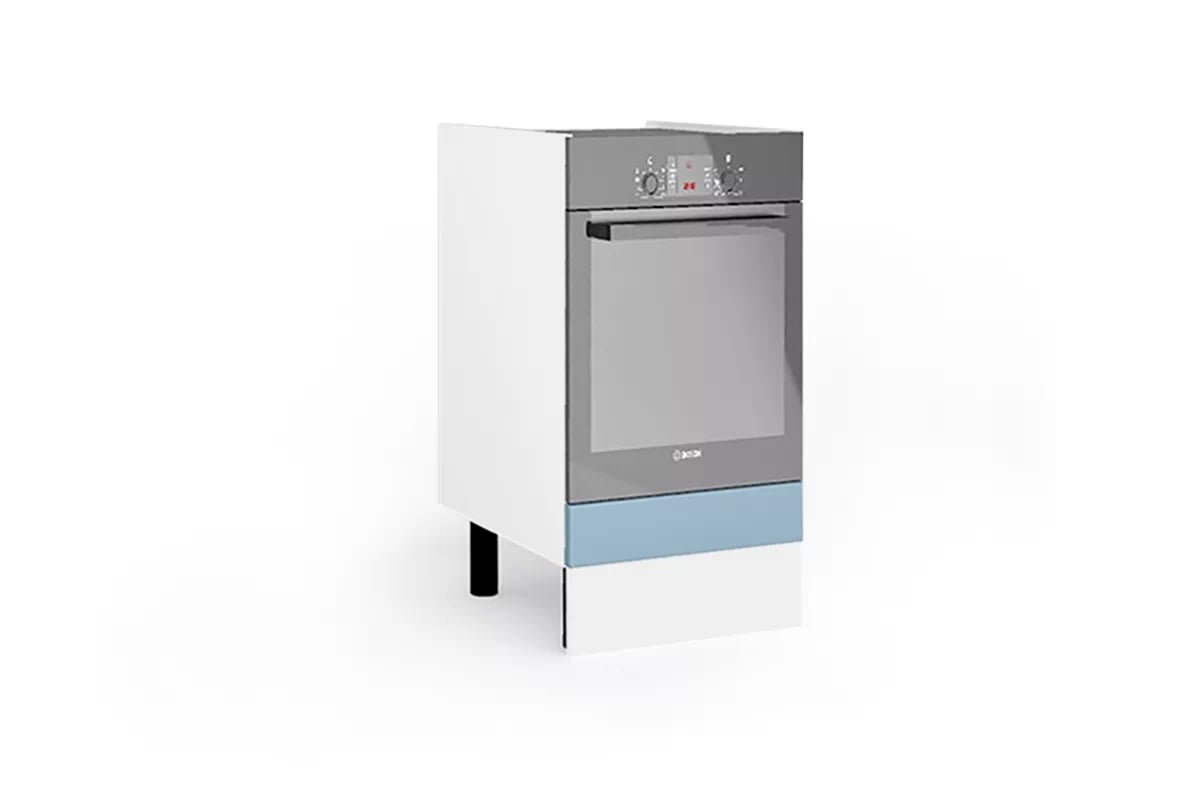 Spodní kuchyňská skříňka KAMMONO M4 DP45 pro vestavnou troubu úzká Skříňka pod zabudowe piekarnika 45