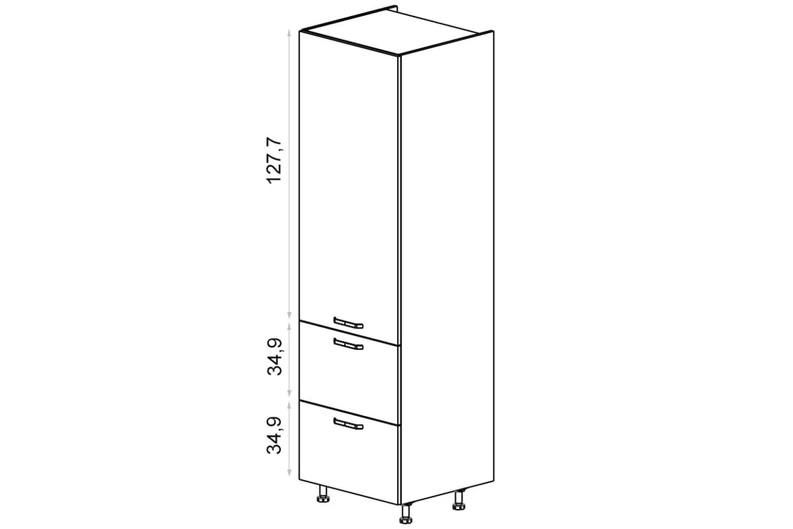 KAMMONO M4 SD60SS2/71 - Skrinka so zásuvkami KAMMONO M4 SD60SS2/71 - Skrinka regál so zásuvkami