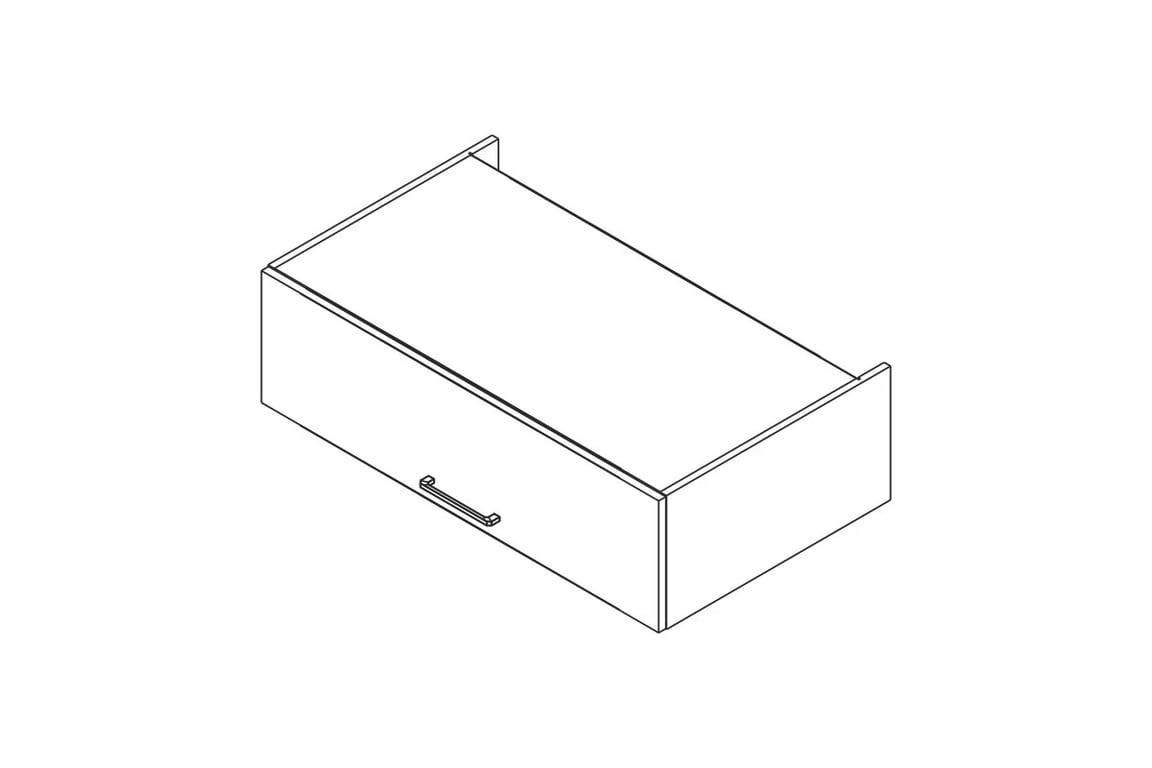 KAMMONO M4 SNO100/29N - Horná skrinka AGD KAMMONO M4 SNO100/29N - Skrinka horná nad regál AGD