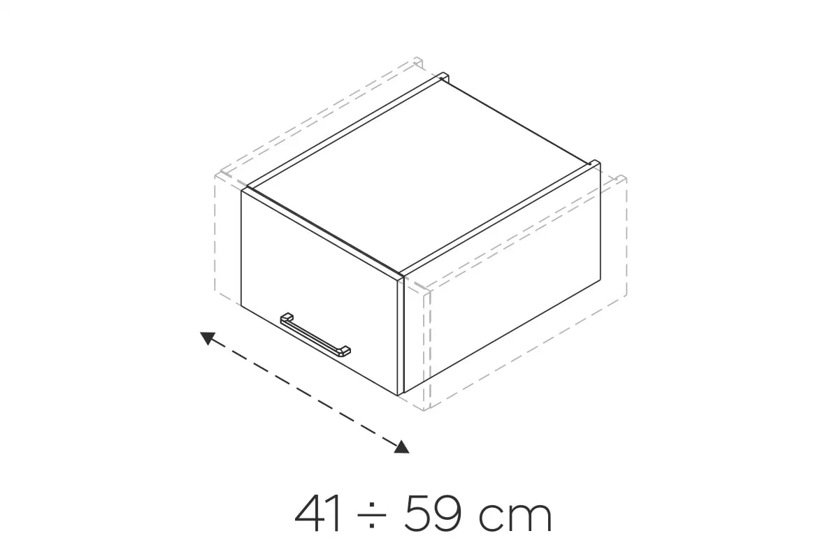 KAMMONO M4 WO__/29N_SPEC - Skrinka nastaviteľná horná Skrinka kammono