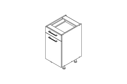 KAMMONO P2 DSS40.1/1 - Skrinka Kuchynská z jedna szuflada KAMMONO P2 DSS40.1/1 - Skrinka Kuchynská z jedna szuflada