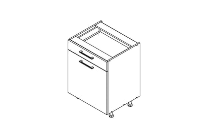 KAMMONO P2 DSS60.1/1 - Skrinka Kuchynská z jedna szuflada