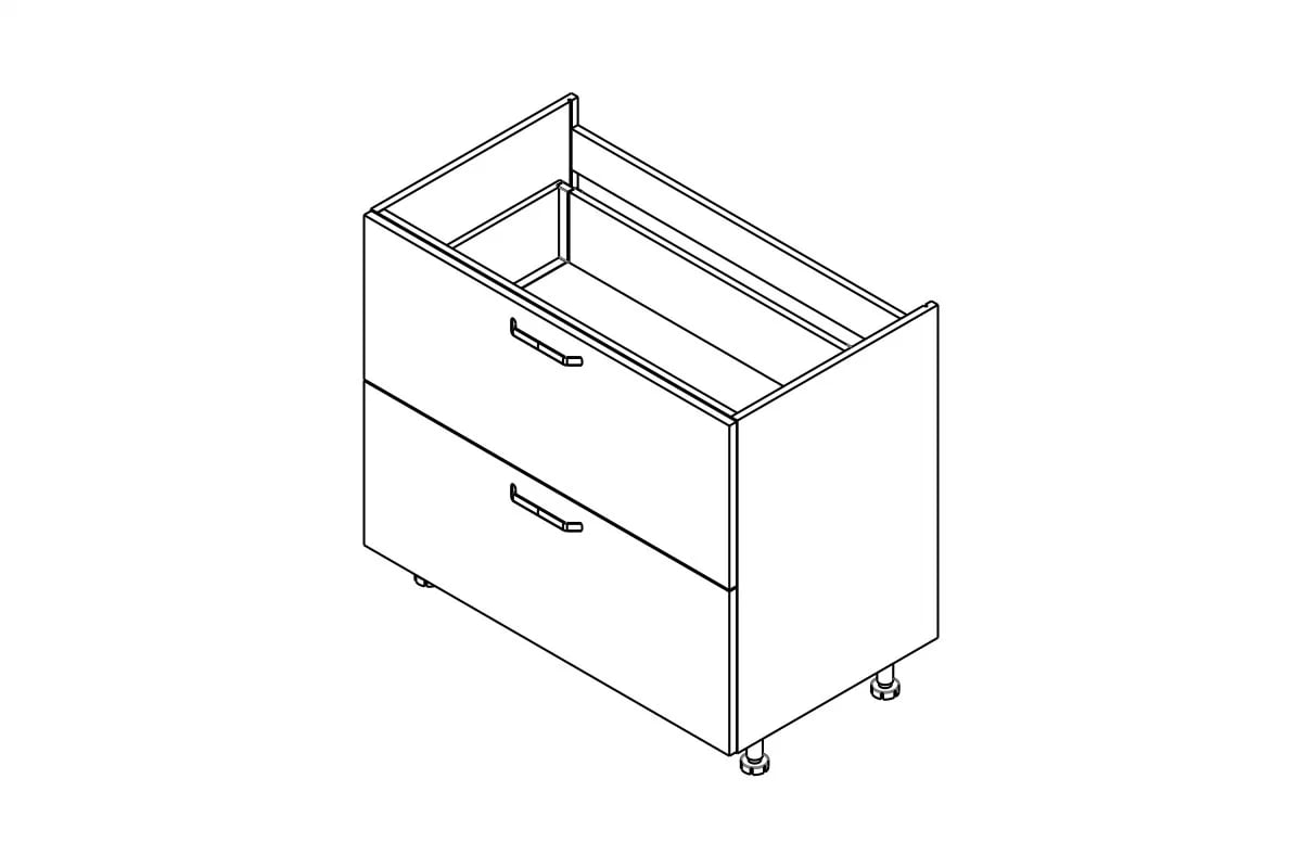 KAMMONO P2 DSS90/2 - Skříňka kuchyňská do zabudowy plyty grzewczej KAMMONO P2 DSS90/2 - Skříňka kuchyňská do zabudowy plyty grzewczej
