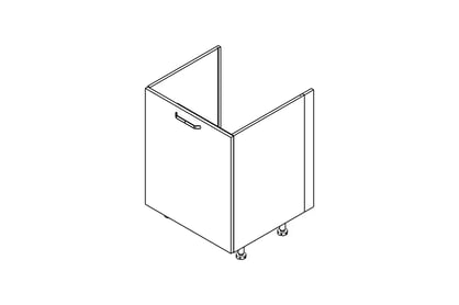 KAMMONO P2 DZ60.1 - Skrinka Kuchynská jednodverová pod zabudowe zlewu