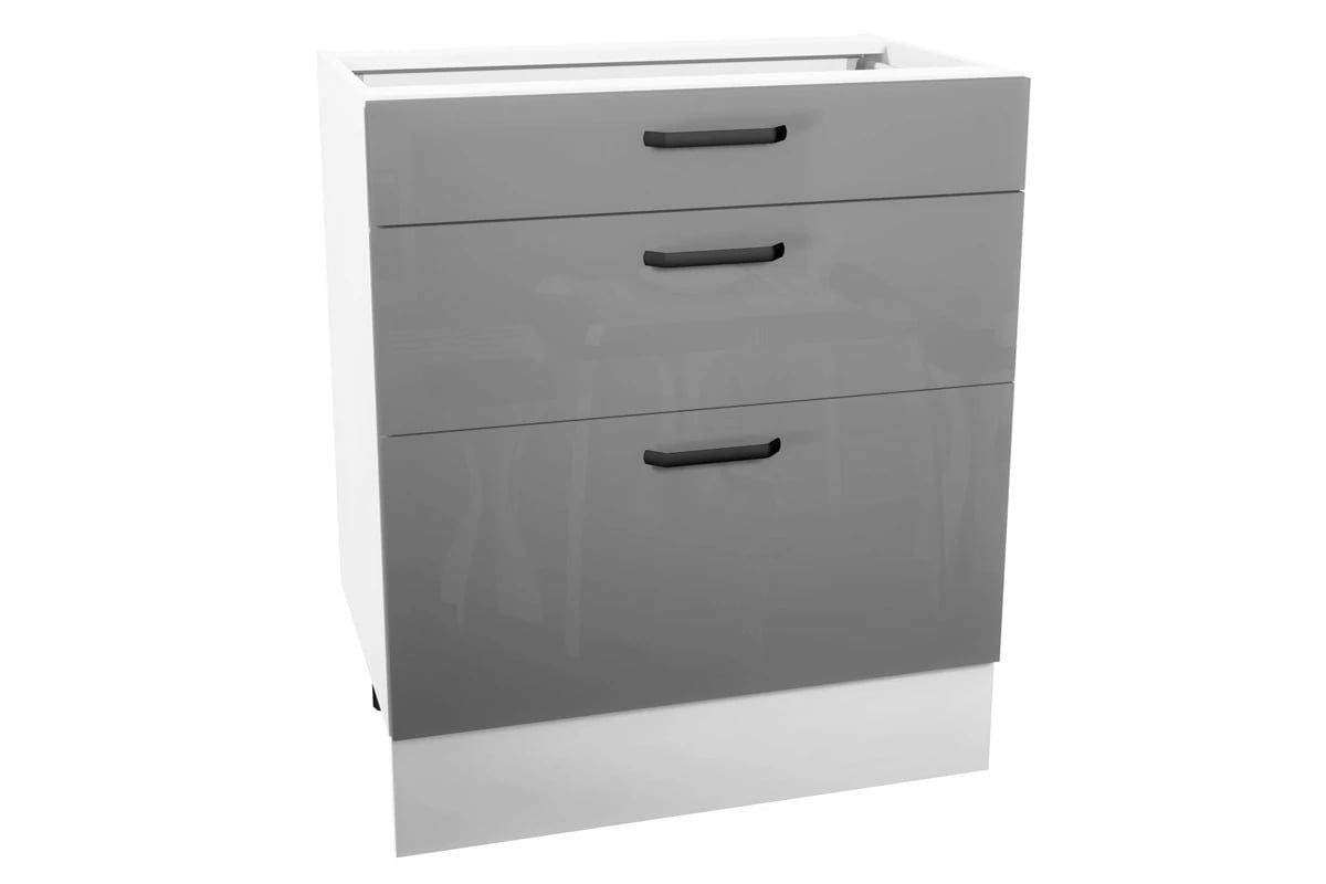 Spodní skříňka KAMMONO P4 DSS70/3 se zásuvkami Starmotion Slim Skříňka dolna z zásuvkami Starmotion Slim