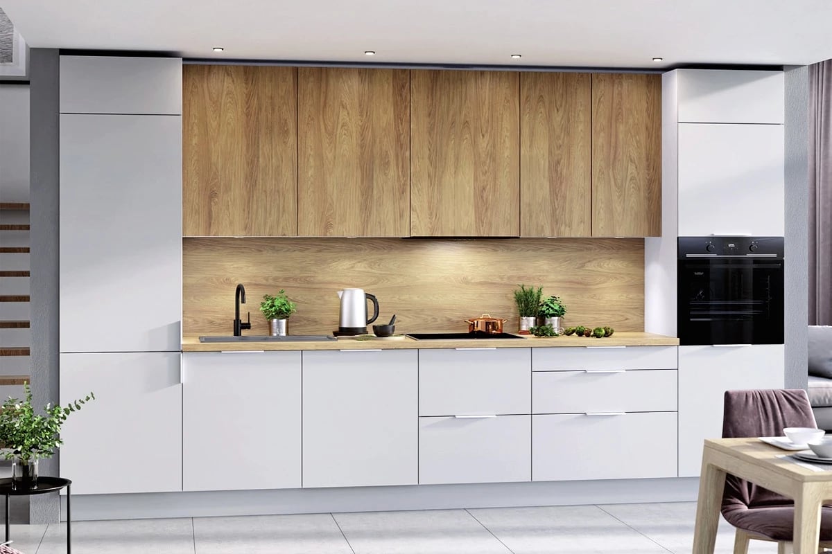 Nástavec KAMMONO P4 SNO60/29N nad regál AGD - lesk / supermat KAM Mono - Kuchyně moderní