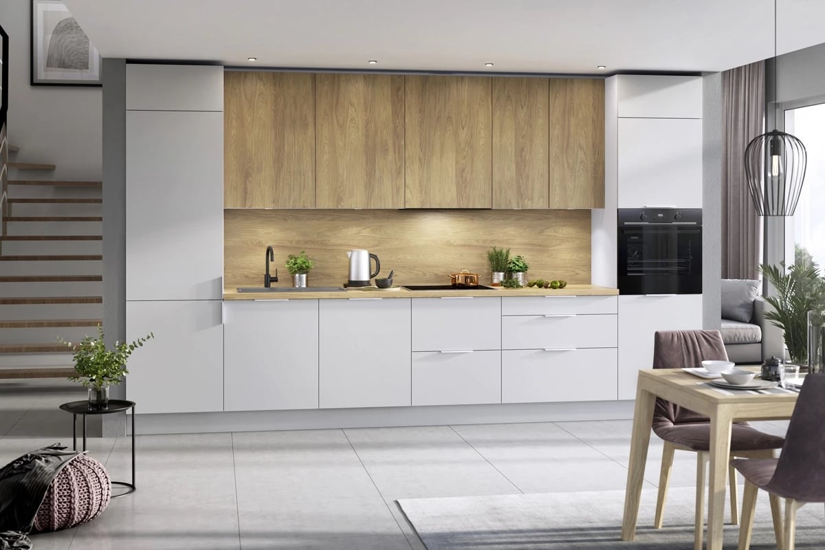 KAMMONO P4 SNO90/29N - Nadstavec nad regál AGD - lesk i Supermat moderná Kuchyňa kammono