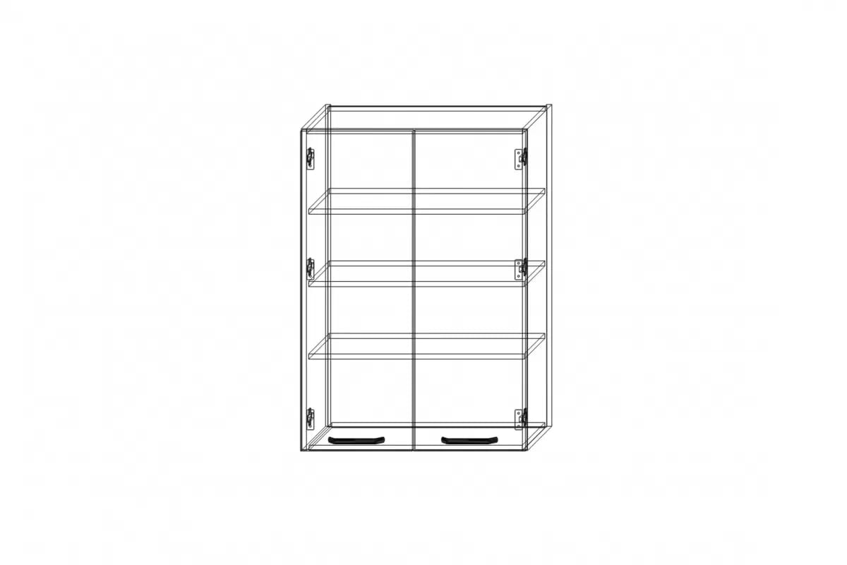 KAMMONO P4 W70/100 - závesná skrinka dvojdverová KAMMONO P4 W70/100 - Skrinka závesná dvojdverová