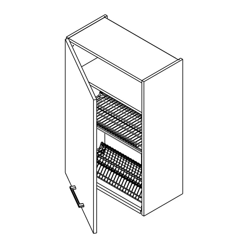KAMMONO P4 WS60.1/90 - Skříňka závěsná z suszarka do naczyn KAMMONO P4 WS60.1/90 - skříňka závěsná z suszarka pro naczyn