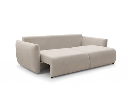 Rozkládací pohovka Calma - béžová Curio 09 Pohovka Calma rozkladana - béžová Pletenina hydrofobowa Curio 09