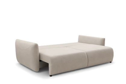 Rozkládací pohovka Calma - béžová Curio 09 Pohovka Calma rozkladana - béžová Pletenina hydrofobowa Curio 09