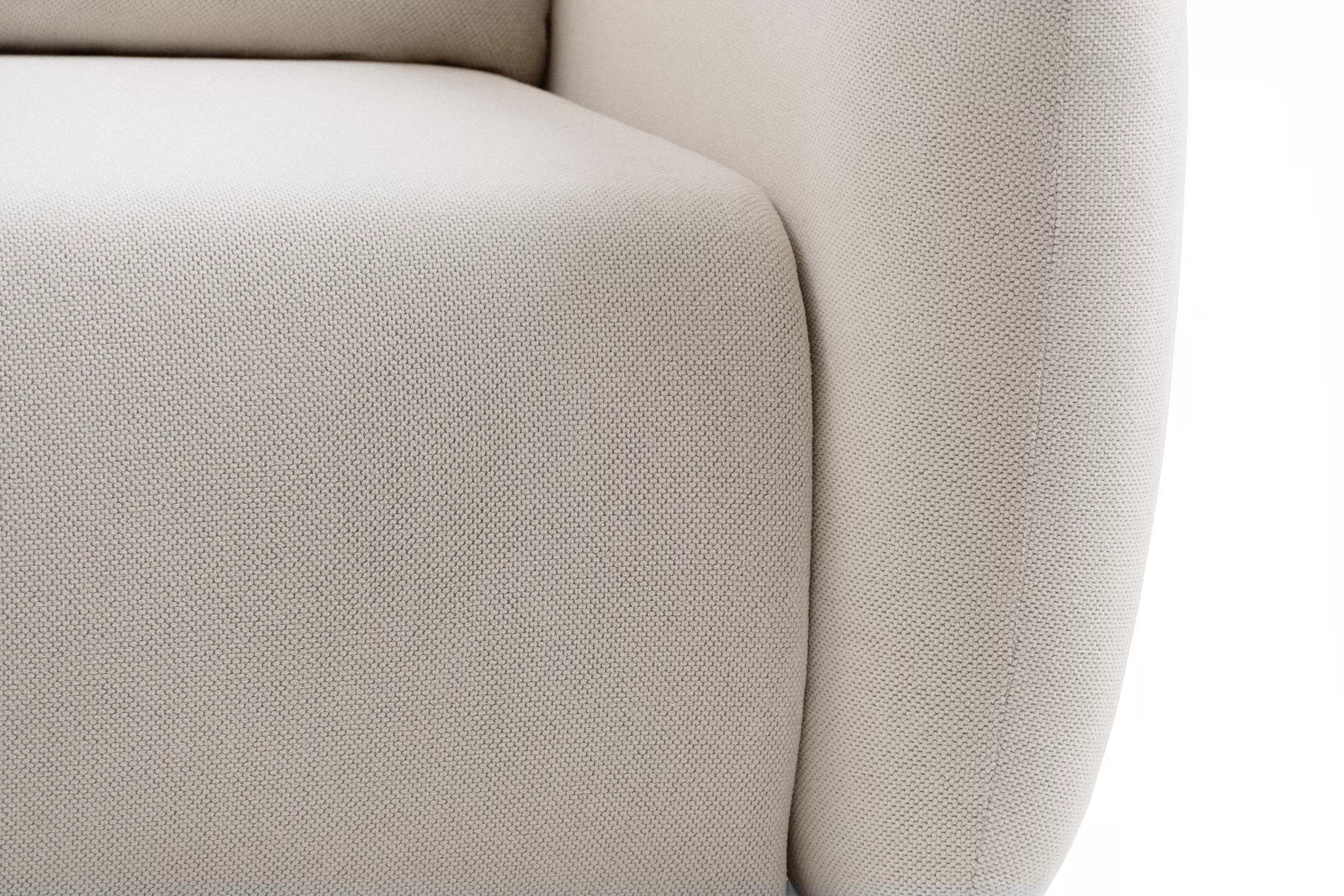 Rozkladacia pohovka Calma - béžová hydrofóbna pletenina Curio 09 Pohovka Calma rozkladana - Béžová dzianina hydrofobowa Curio 09