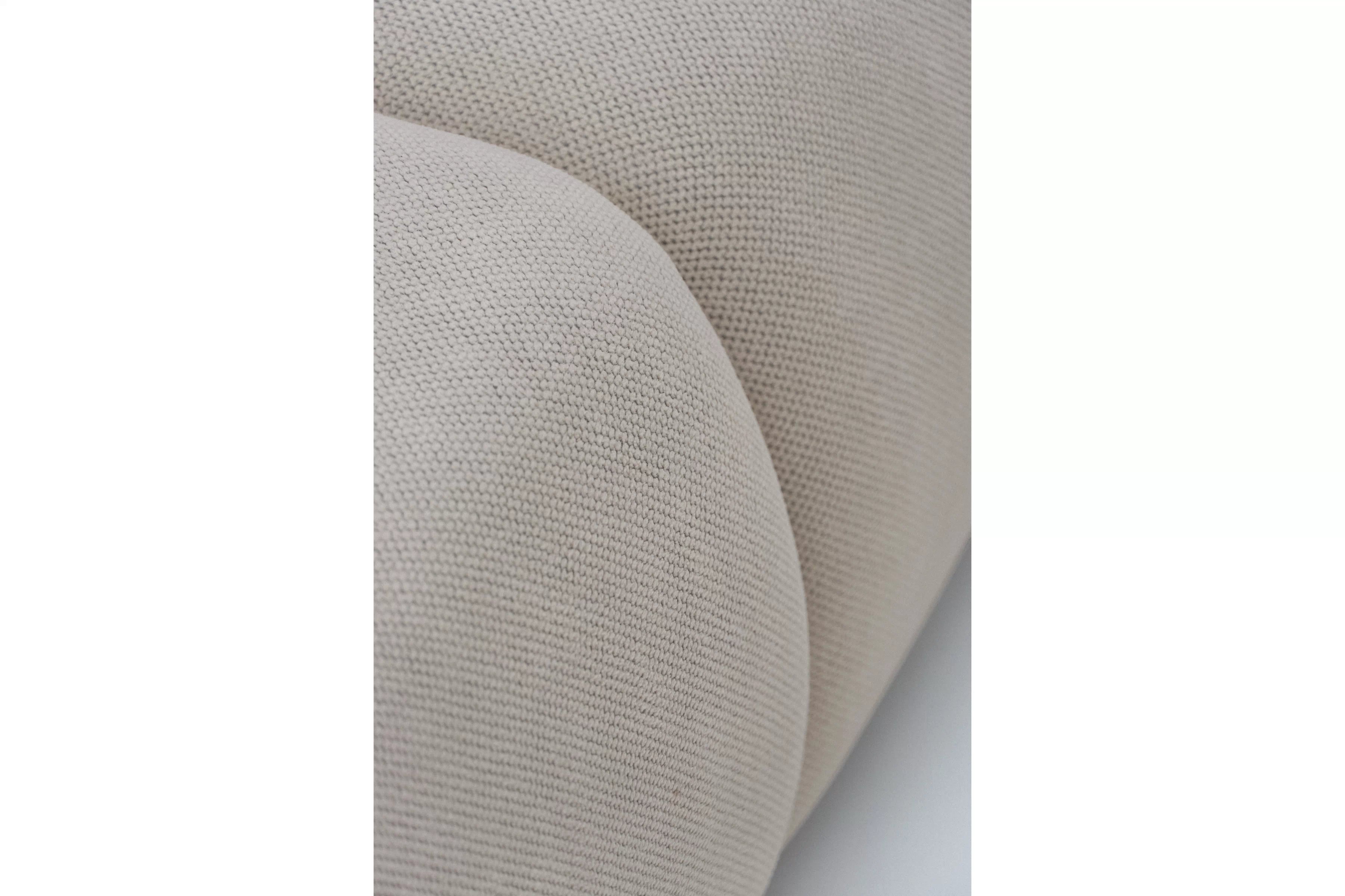 Rozkladacia pohovka Calma - béžová hydrofóbna pletenina Curio 09 Pohovka Calma rozkladana - Béžová dzianina hydrofobowa Curio 09