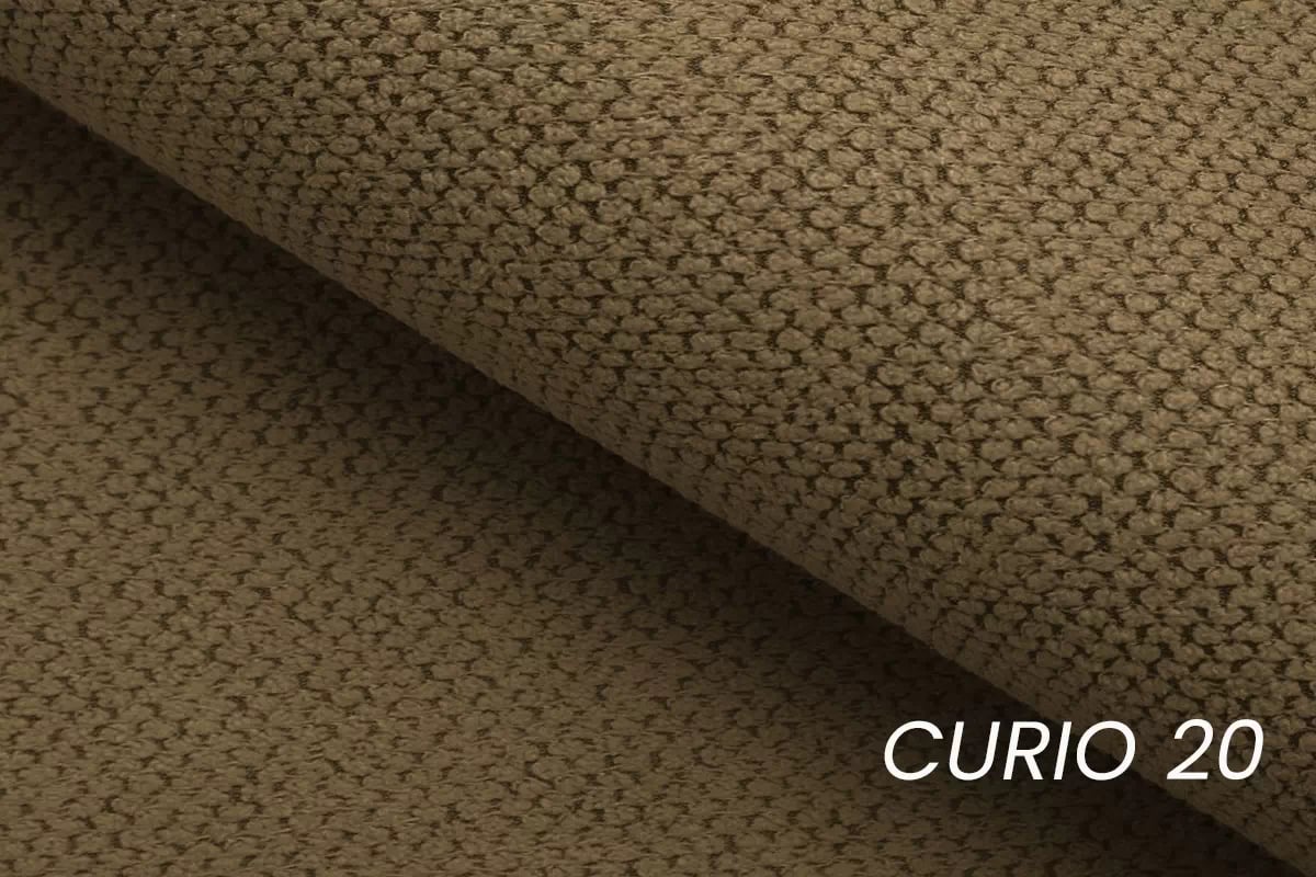 Rozkládací pohovka Calma - hnědá Curio 20 Pohovka Calma rozkladana - hnědá Pletenina hydrofobowa Curio 20 