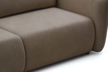 Rozkládací pohovka Calma - hnědá Curio 20 Pohovka Calma rozkladana - hnědá Pletenina hydrofobowa Curio 20 