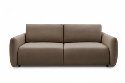 Rozkládací pohovka Calma - hnědá Curio 20 Pohovka Calma rozkladana - hnědá Pletenina hydrofobowa Curio 20 