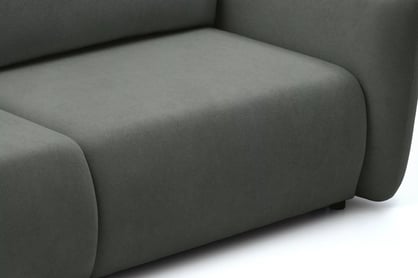 Rozkládací pohovka Calma - šedá Curio 93 Pohovka Calma rozkladana - šedá Pletenina hydrofobowa Curio 93