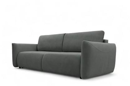 Rozkládací pohovka Calma - šedá Curio 93 Pohovka Calma rozkladana - šedá Pletenina hydrofobowa Curio 93