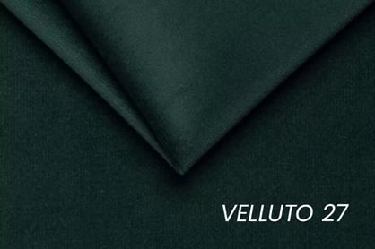 Rozkládací pohovka Carla - zelený samet Velluto 27 Jungle Green / nožky buk Pohovka Carla rozkládací - zelená samet Velluto 27 Jungle Green / buk 