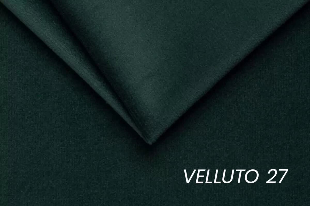 Rozkládací pohovka Carla - zelený samet Velluto 27 / nožky buk Pohovka Carla rozkládací - zelená samet Velluto 27 Jungle Green / buk 