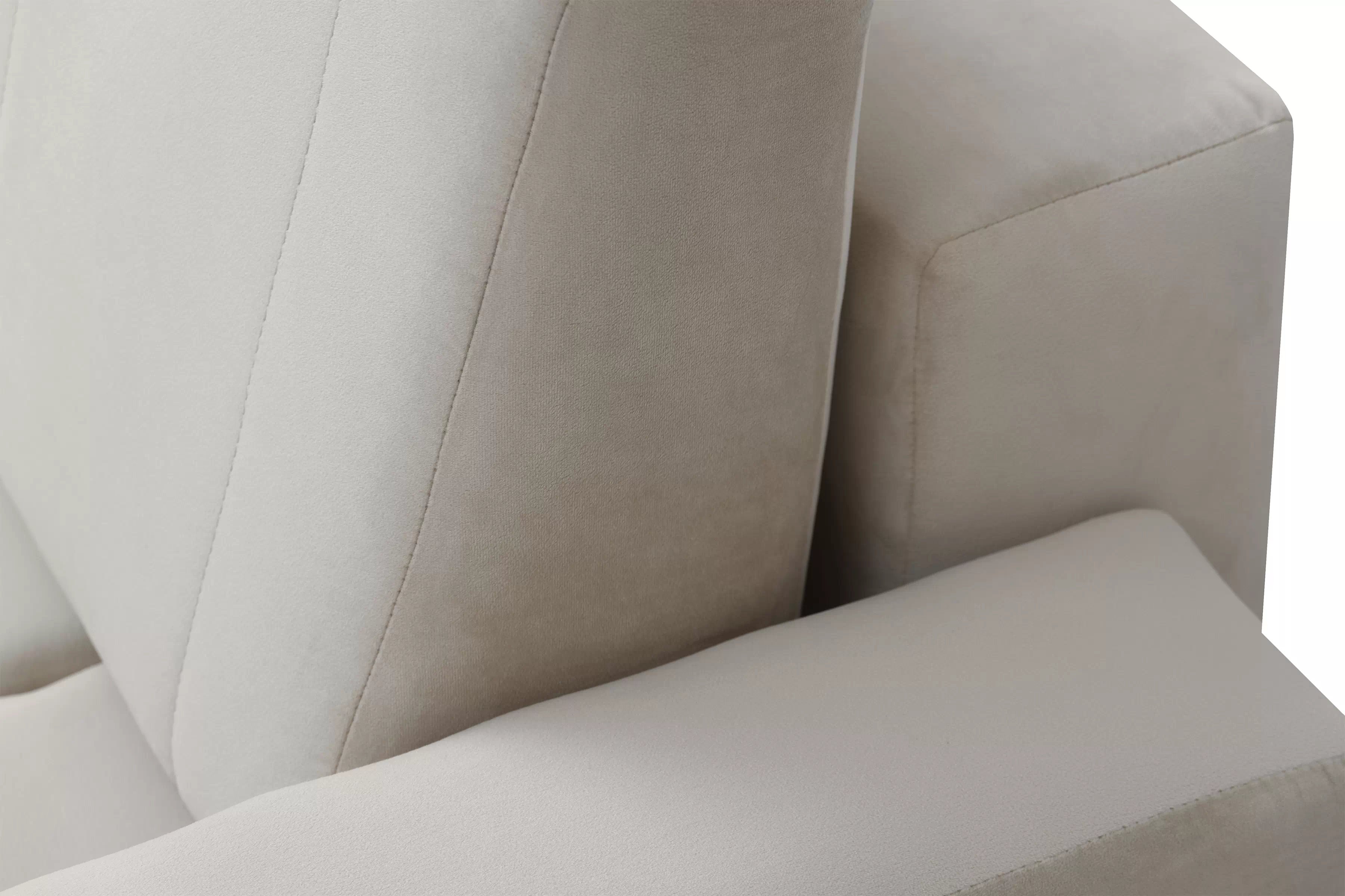 Pohovka Lapios s funkciou spania - béžový zamat Velluto 2 Beige Pohovka Lapios s funkciou spánku - béžový zamat Velluto 2 Beige