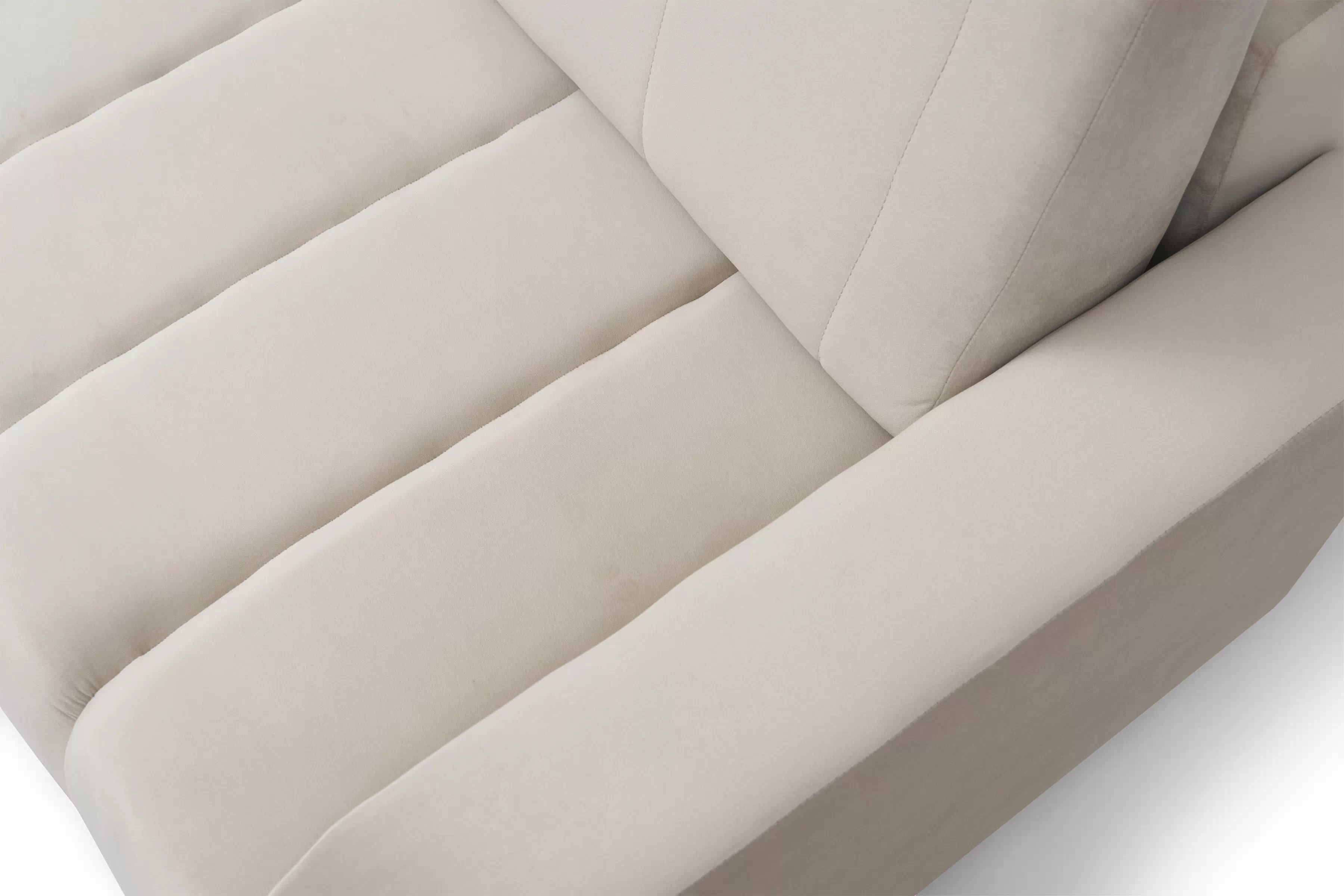 Pohovka Lapios s funkciou spania - béžový zamat Velluto 2 Beige Pohovka Lapios s funkciou spánku - béžový zamat Velluto 2 Beige