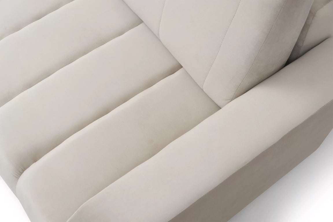 Pohovka Lapios s funkciou spania - béžový zamat Velluto 2 Beige Pohovka Lapios s funkciou spánku - béžový zamat Velluto 2 Beige