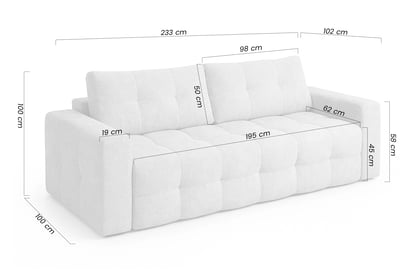 Rozkladacia pohovka Lumaro Pohovka Lumaro s funkciou spánku