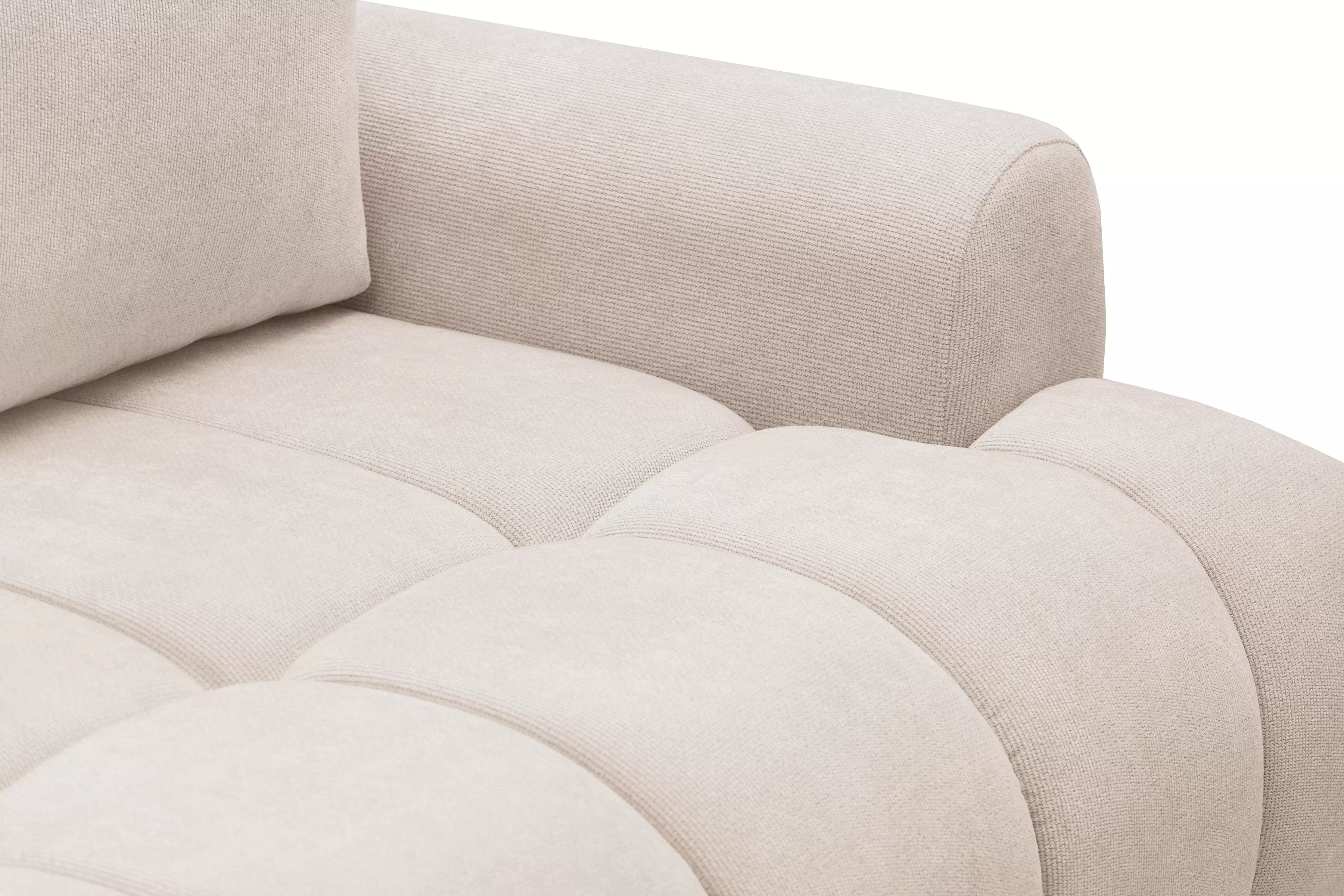 Rozkladacia pohovka Lutario s funkciou spania - béžová hydrofóbna pletenina Venice 2026 Pohovka Lutario s funkciou spánku - Béžová plecionka hydrofobowa Venice 2026