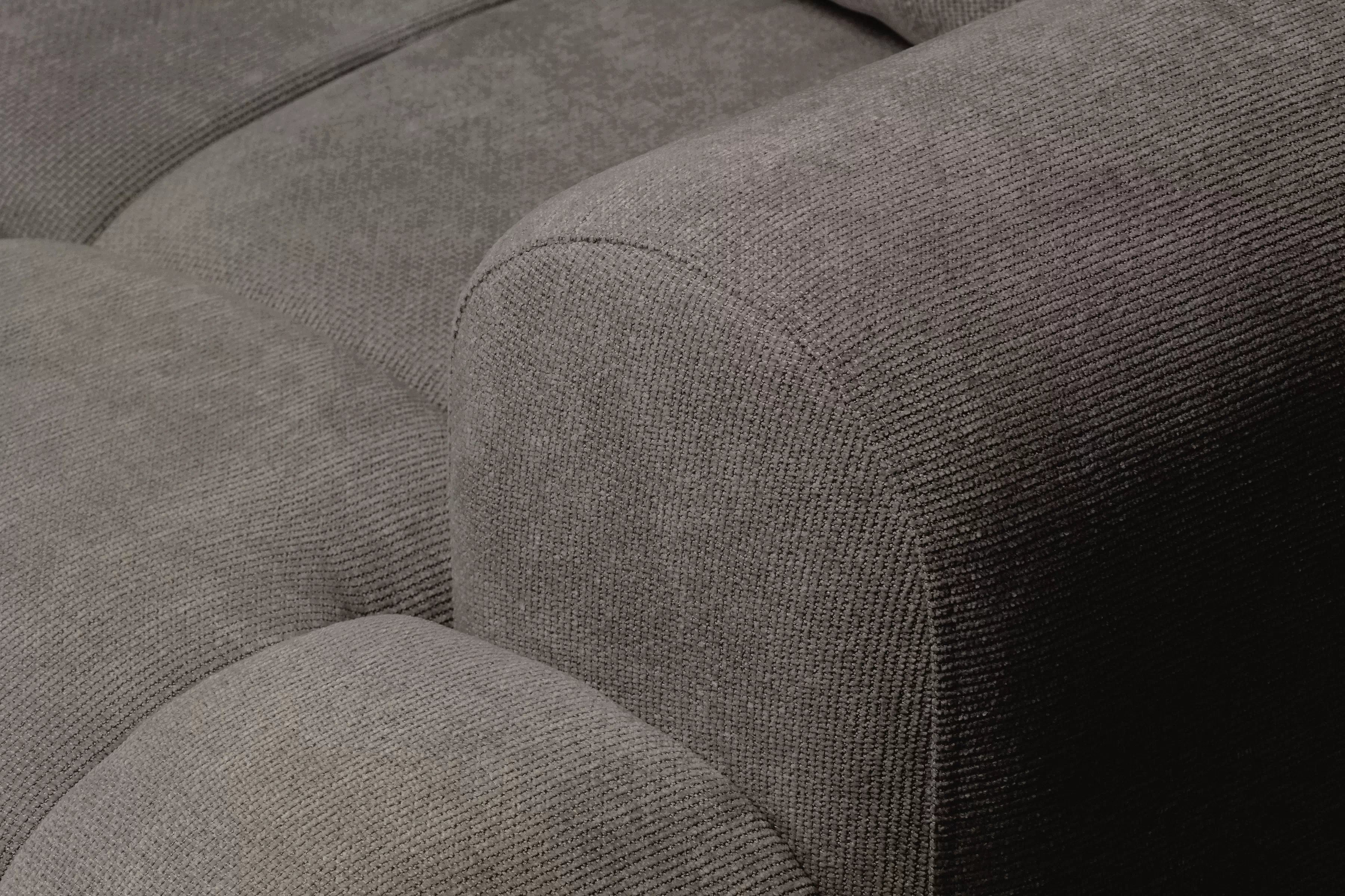 Rozkladacia pohovka Lutario s funkciou spania - sivohnedá pletenina hydrofóbna Venice 2022 Pohovka Lutario s funkciou spánku - szarobrazowa plecionka hydrofobowa Venice 2022