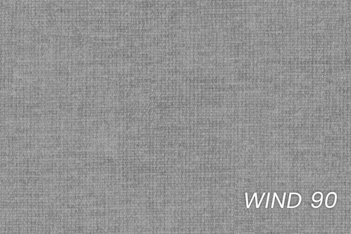 Rozkládací pohovka Natario s úložným prostorem - šedá látka Wind 90 Pohovka Natario rozkladana s úložným prostorem- šedá šenil Wind 90