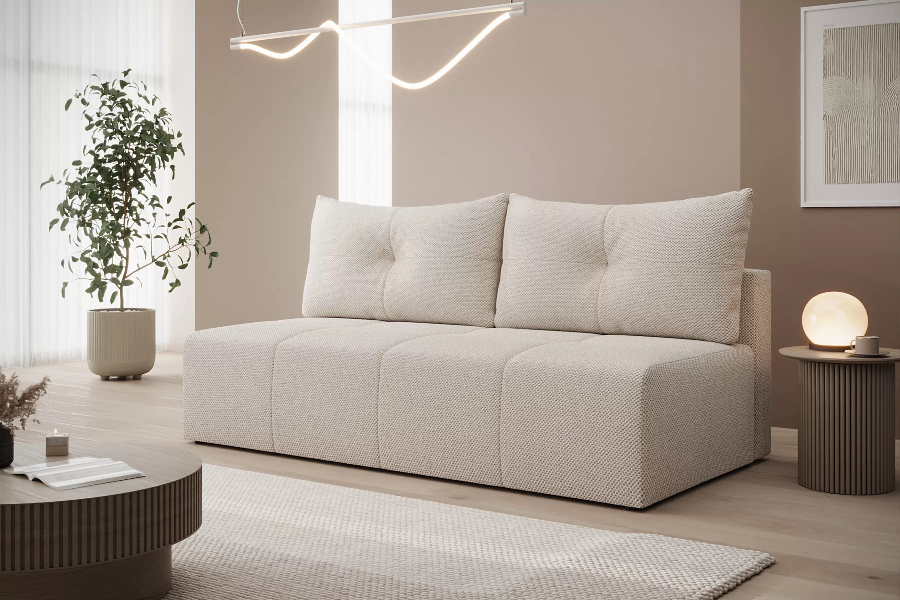 Rozkládací pohovka Natario s úložným prostorem Pohovka Natario rozkládací 